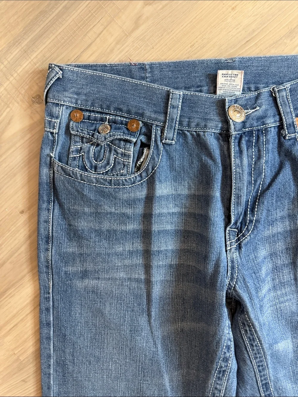 True Religion Joey Super T USA Denim Jeans.  Sz 36/34